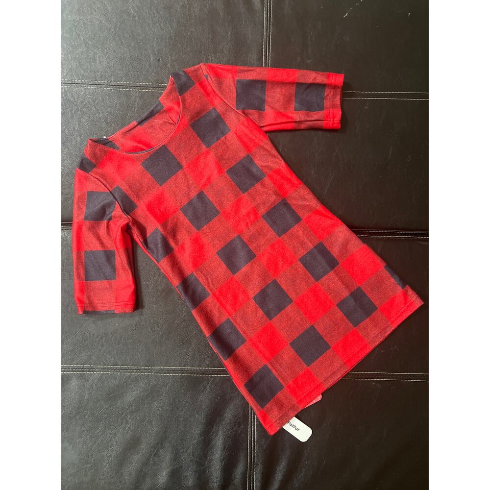 PatPat Buffalo Plaid Dress